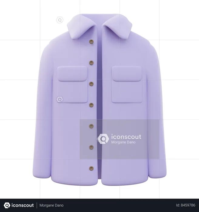 Chaqueta ligera de hombre  3D Icon