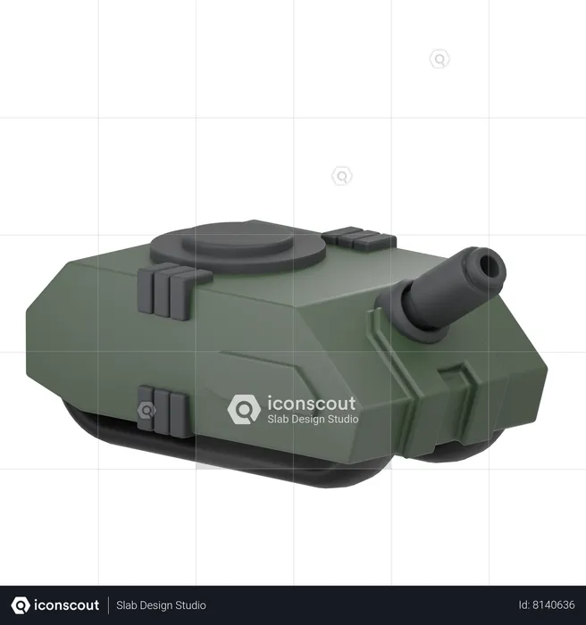 Char de l'armée  3D Icon