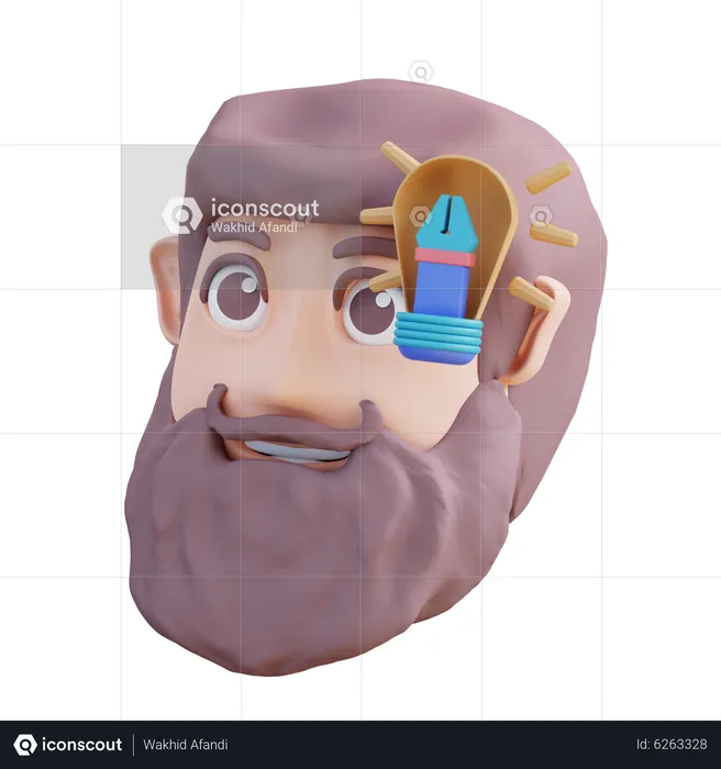 Character Can Idea  3D Icon