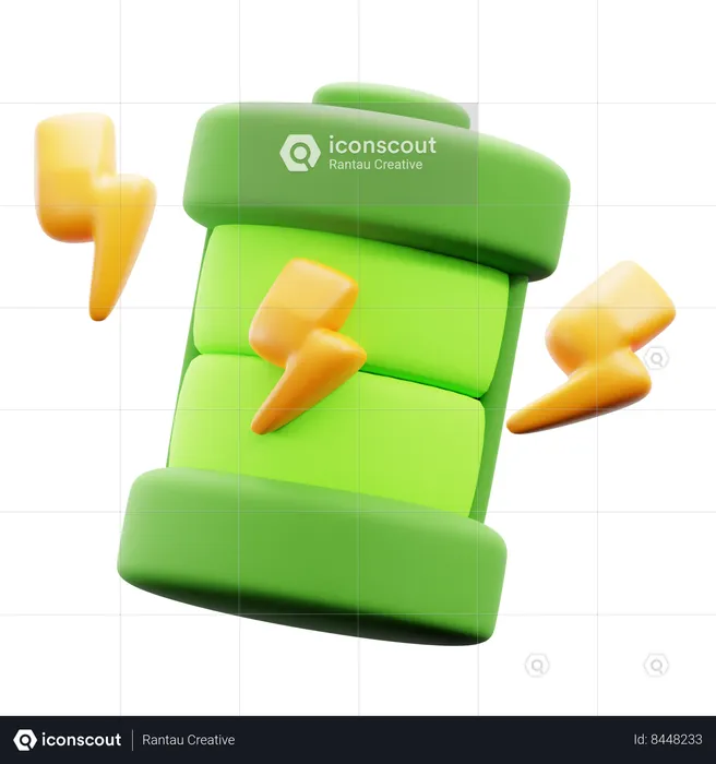 Charge battery  3D Icon