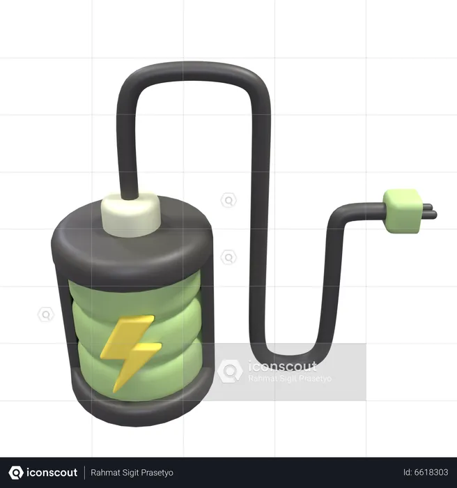 Charge Battery  3D Icon