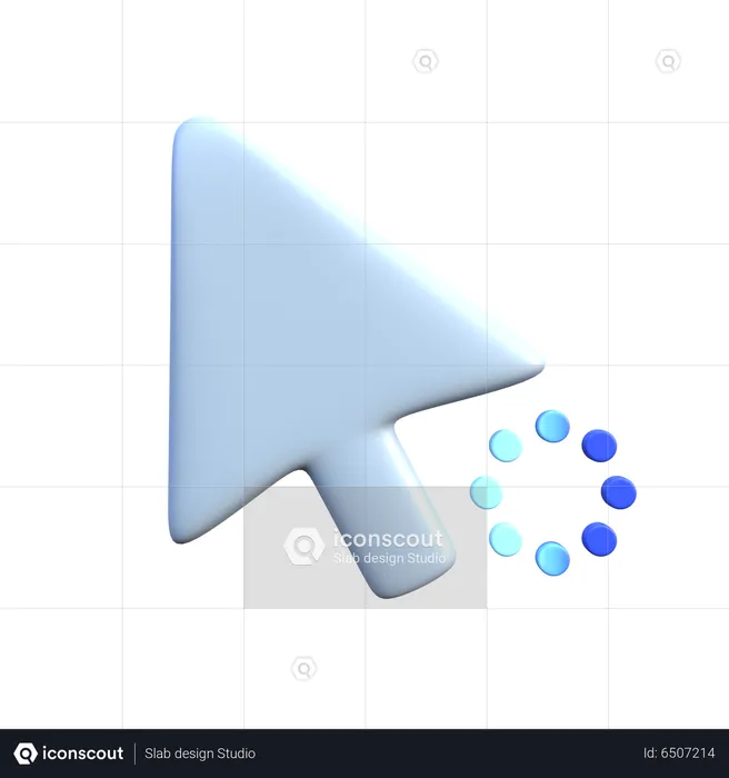 Chargement du curseur  3D Icon