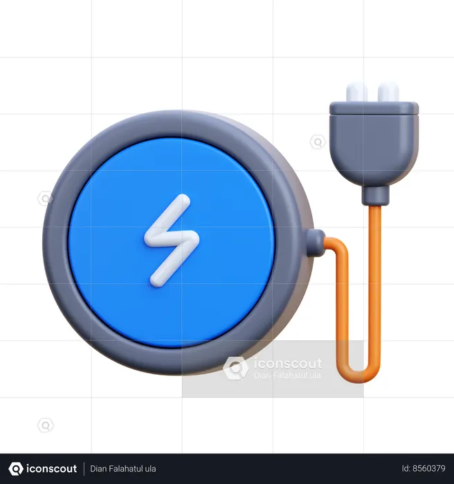 Chargeur sans fil  3D Icon