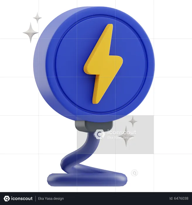 Chargeur sans fil  3D Icon