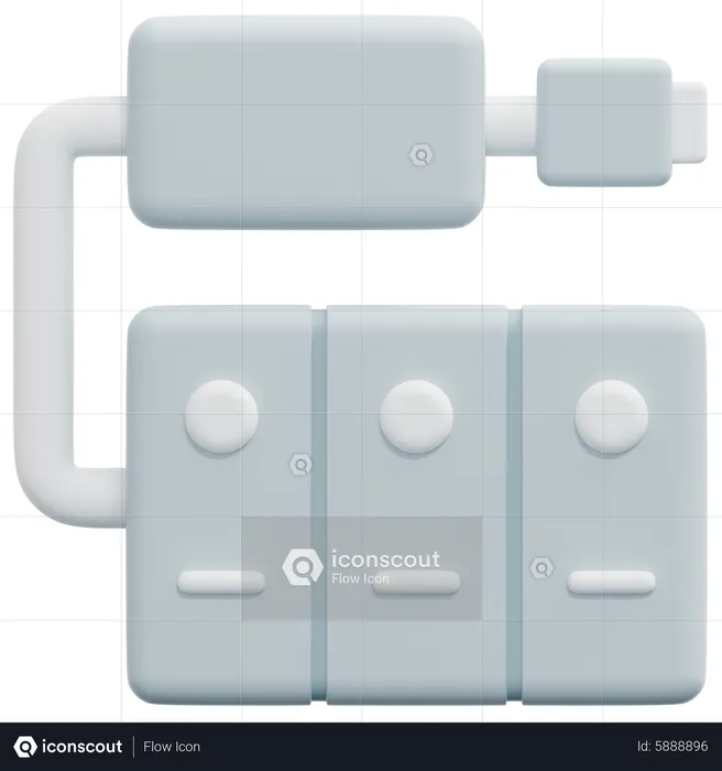 Charging Cable  3D Icon