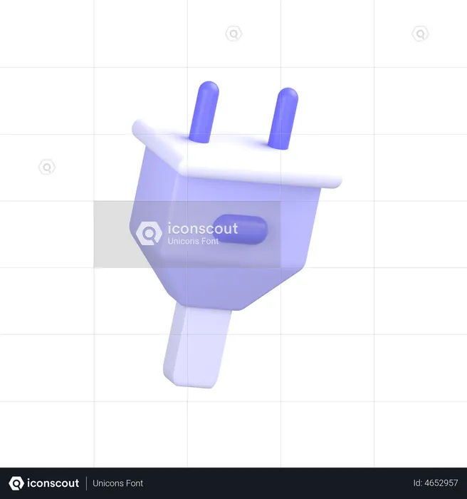 Charging Plug  3D Icon