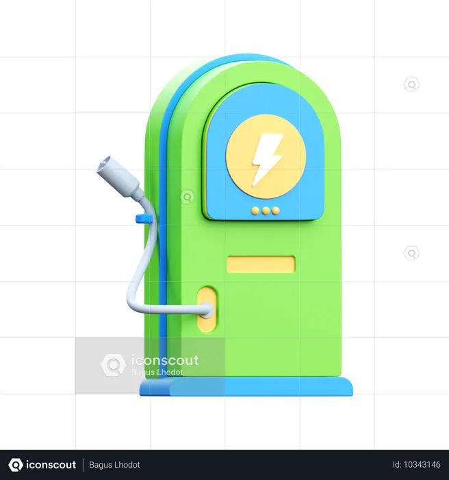 Charging Station  3D Icon