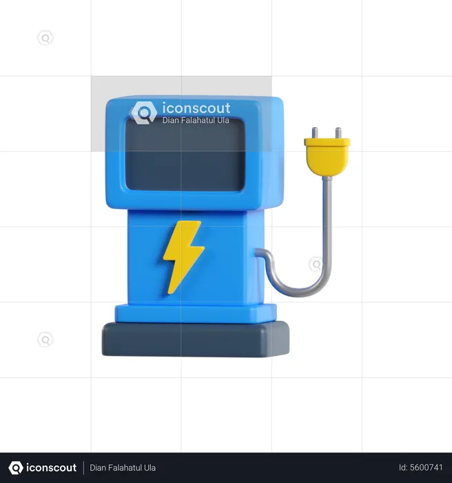 Charging Station  3D Icon