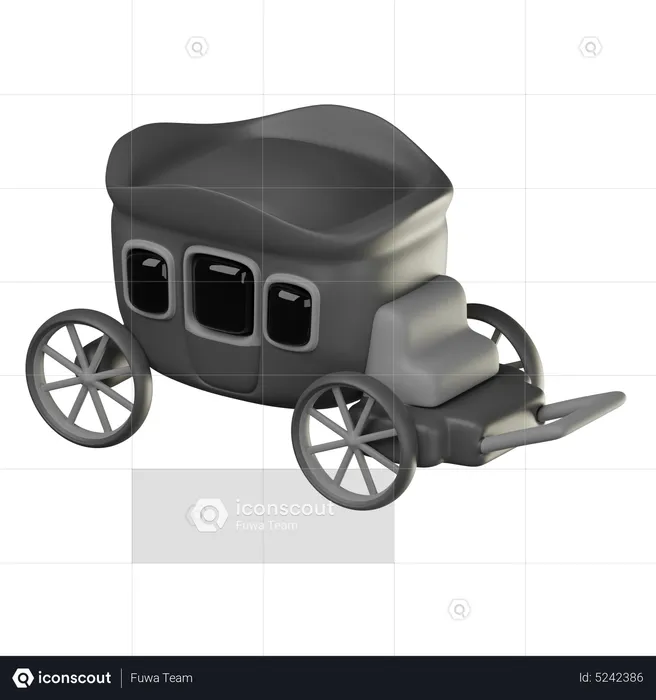 Le chariot  3D Icon