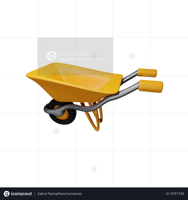 Chariot de chantier  3D Icon