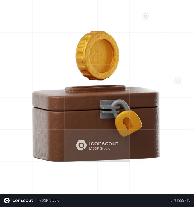 Charity Box  3D Icon