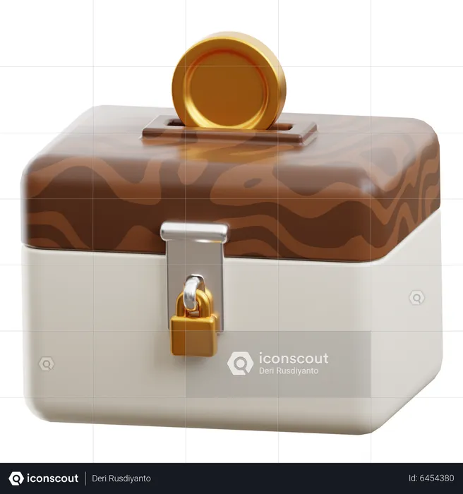 Charity Box  3D Icon