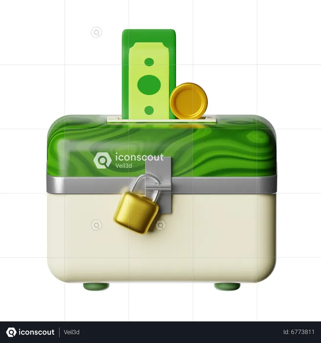 Charity Box  3D Icon