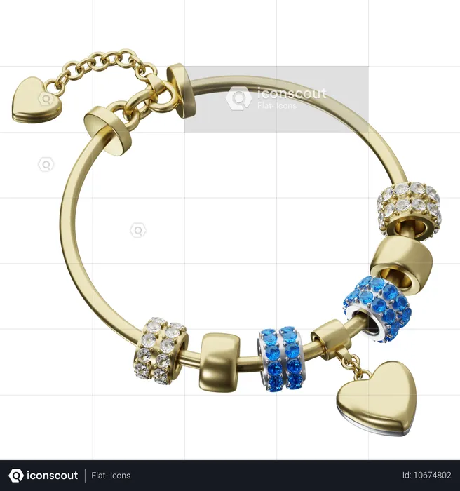 Charm Bracelet  3D Icon