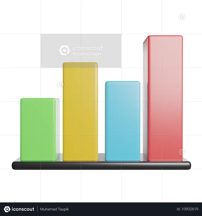 Chart  3D Icon