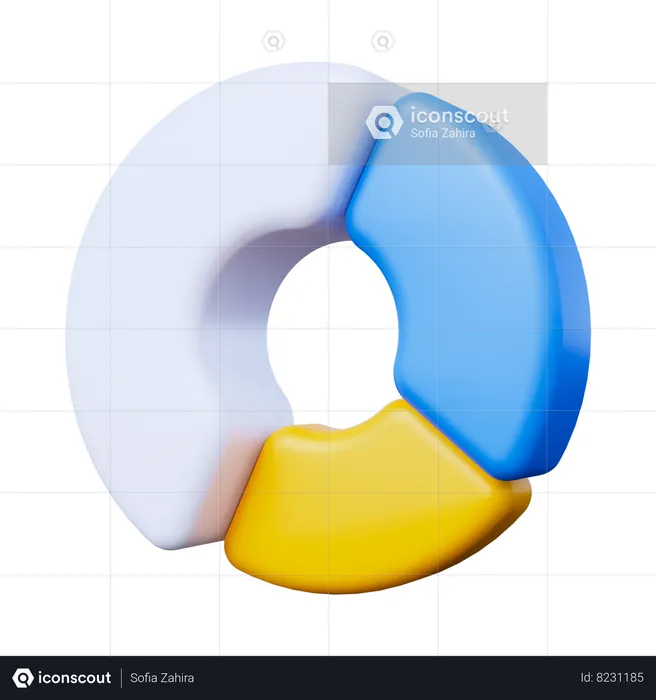 Chart  3D Icon