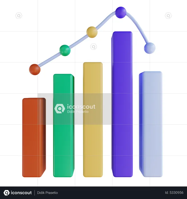 Chart  3D Icon