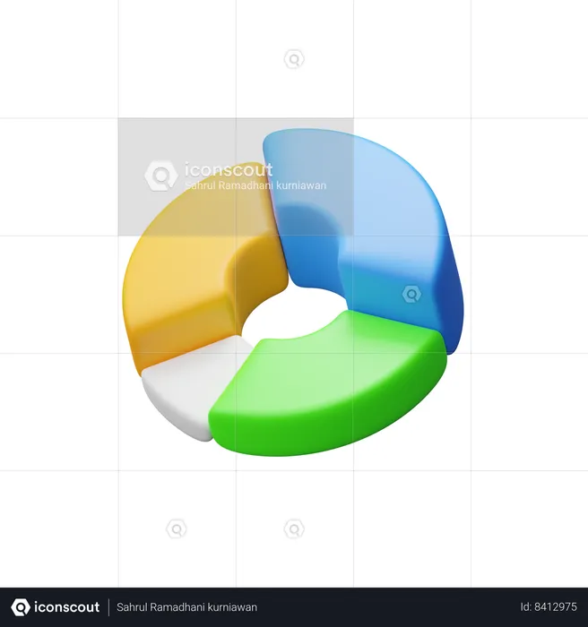 Chart  3D Icon