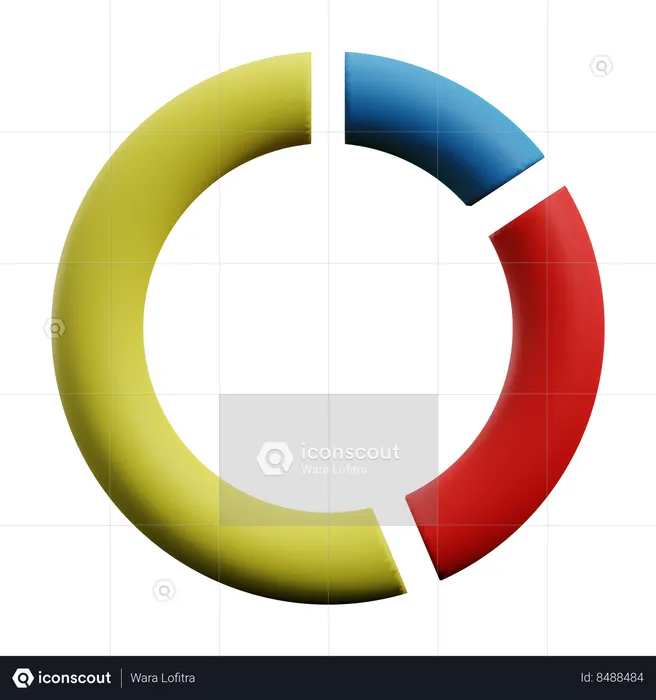 Chart  3D Icon