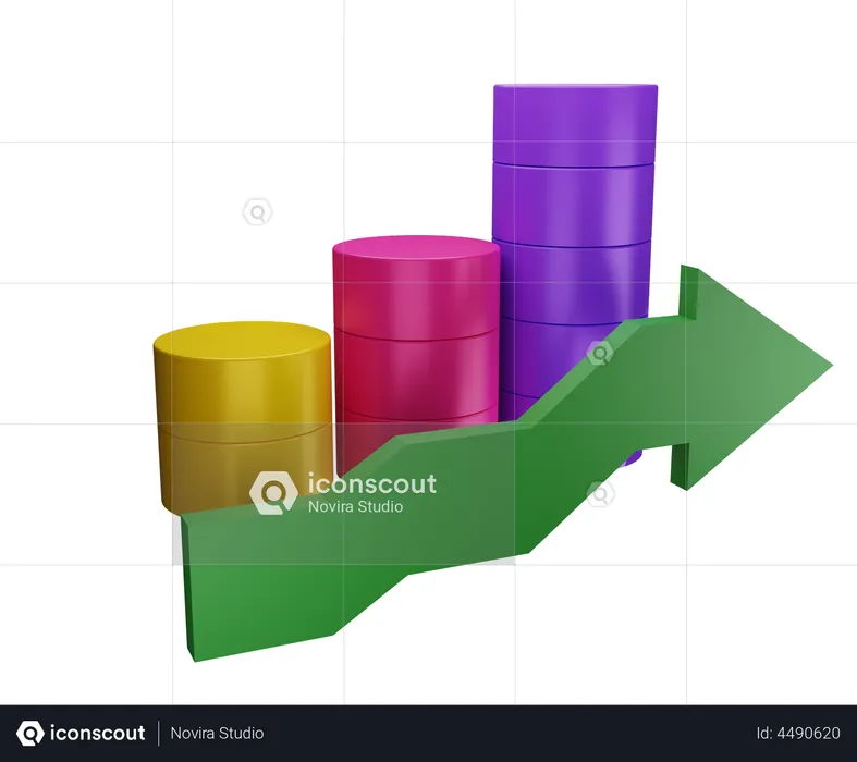 Chart  3D Illustration