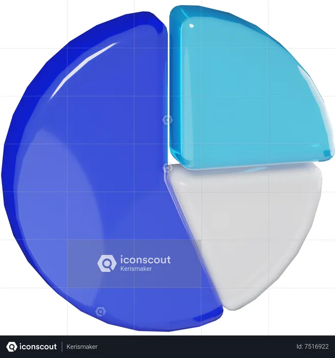 Chart Pie  3D Icon