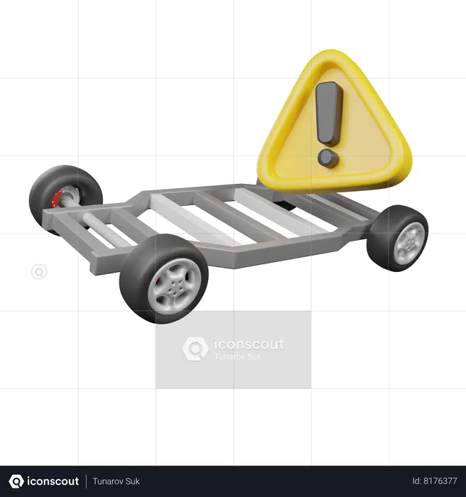 Chassis Warning  3D Icon