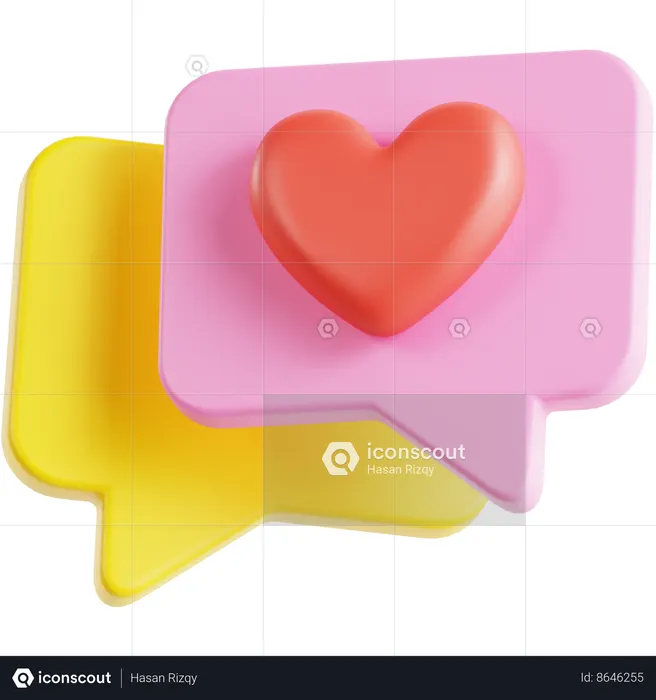 Chat  3D Icon