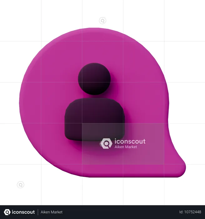 Chat  3D Icon