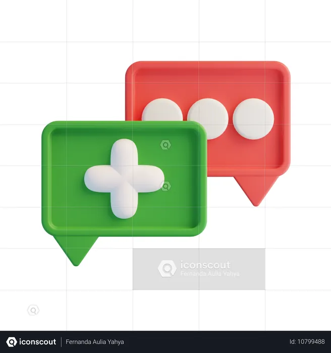 Chat  3D Icon