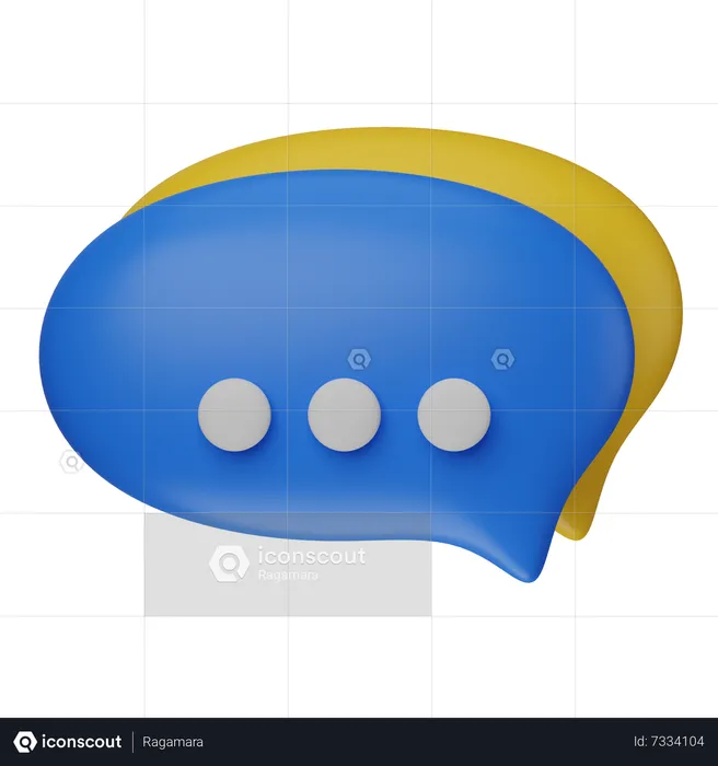 Chat  3D Icon