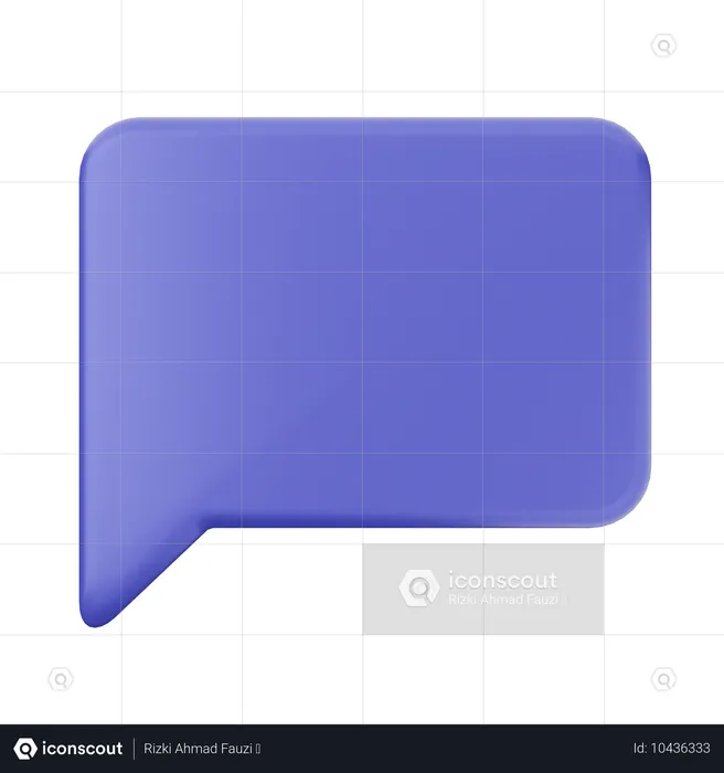 Chat  3D Icon