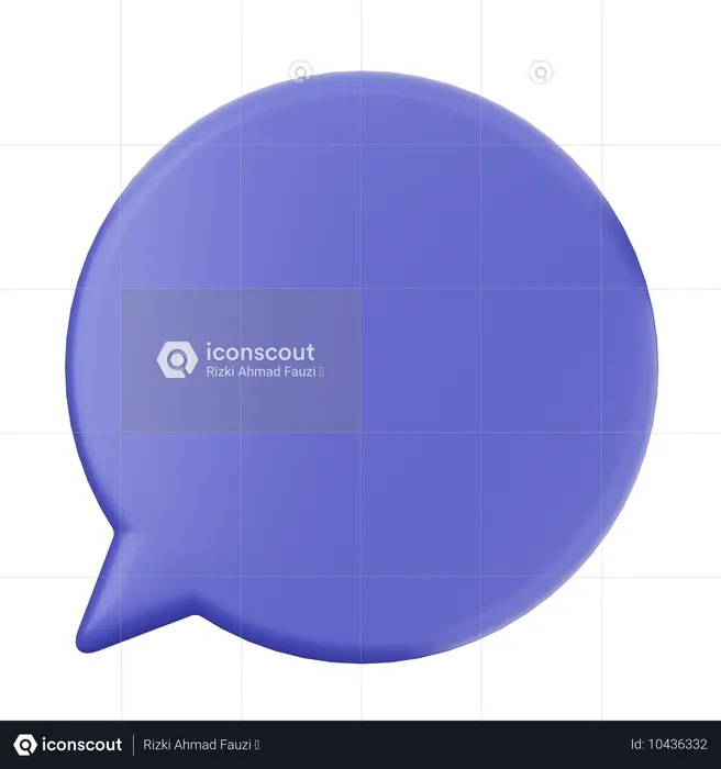 Chat  3D Icon