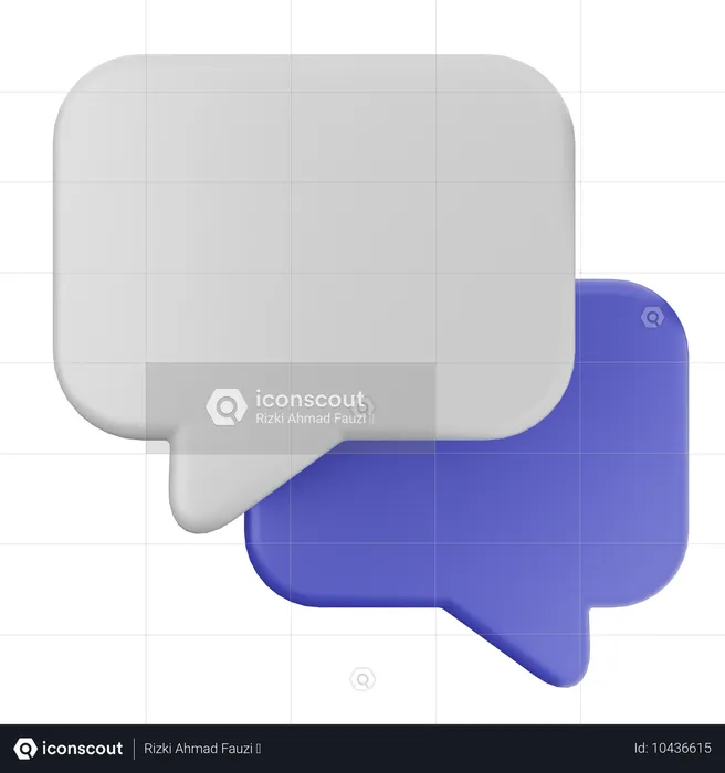 Chat  3D Icon