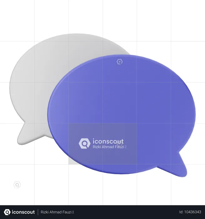 Chat  3D Icon