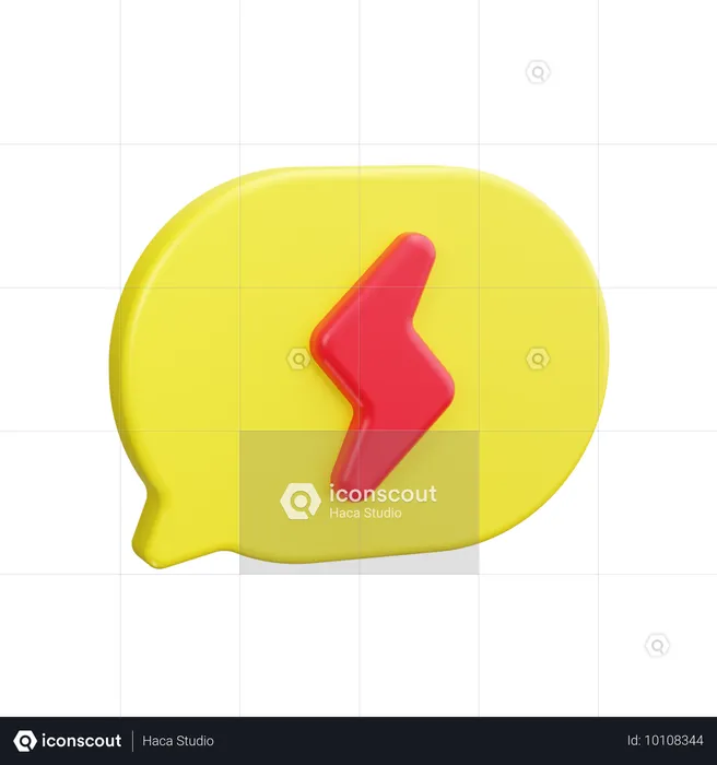 Chat  3D Icon