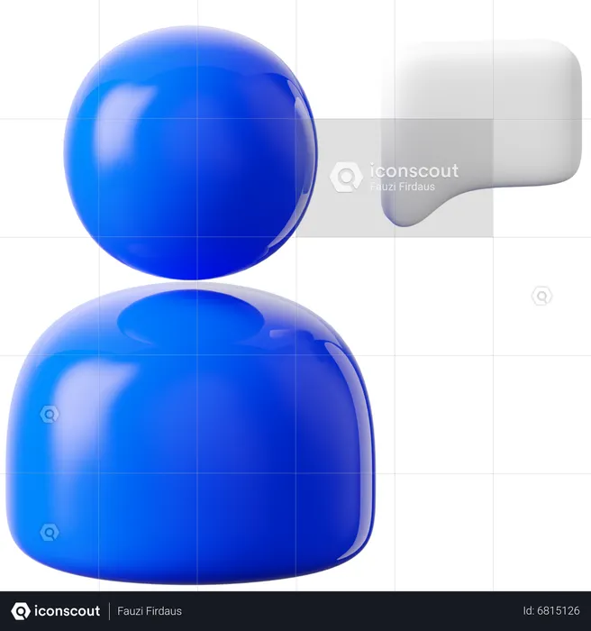 Chat  3D Icon