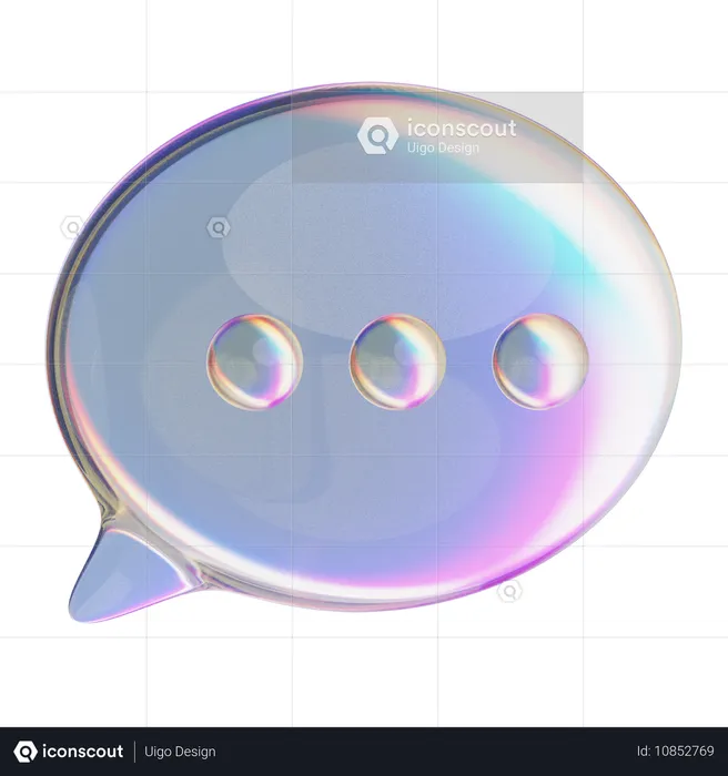 Chat  3D Icon