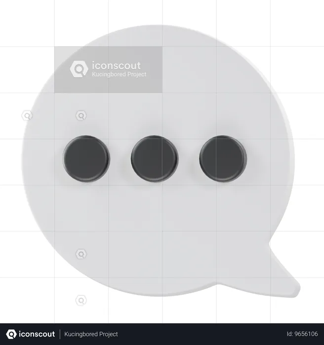 Chat  3D Icon