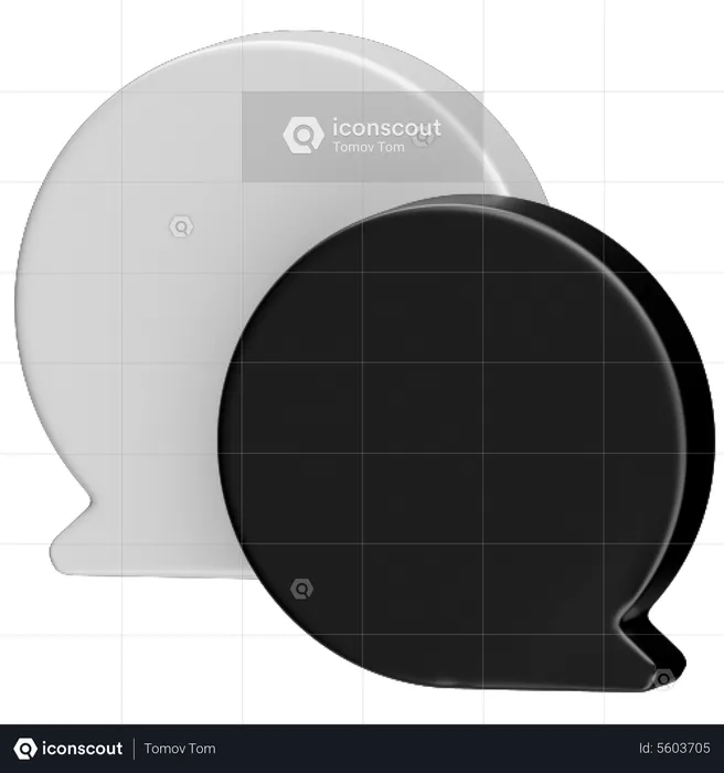 Chat  3D Icon