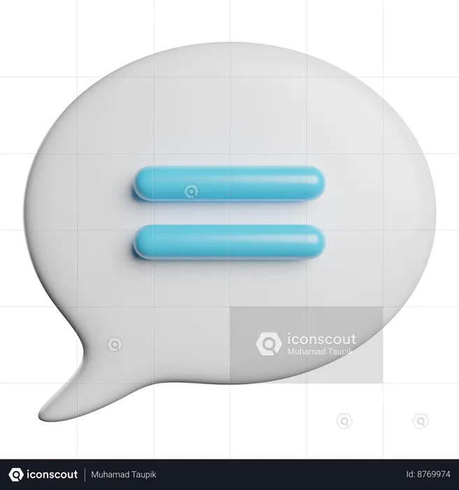 Chat  3D Icon