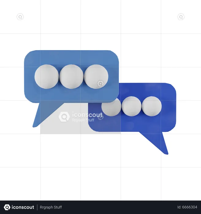 Chat  3D Icon