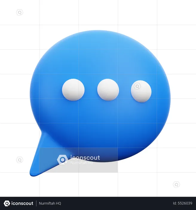 Chat  3D Icon