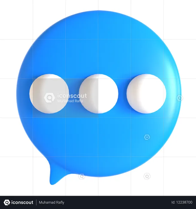 Chat  3D Icon