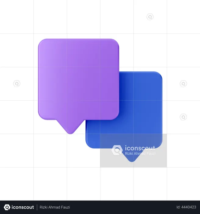 Chat  3D Icon