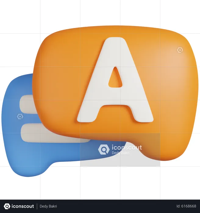 Chat Answer Mark  3D Icon