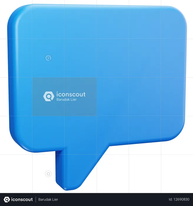Chat-Blase  3D Icon