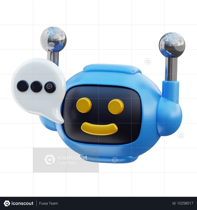 Chat Bot  3D Icon