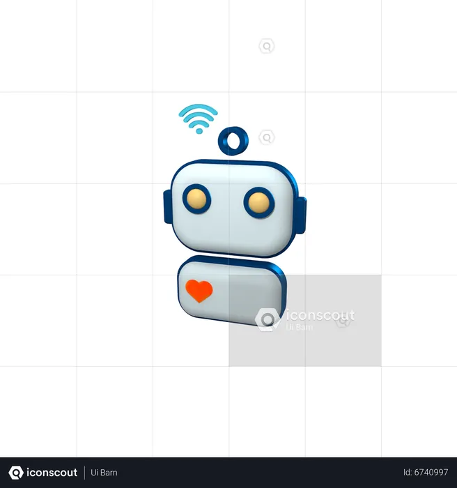 Chat Bot  3D Icon