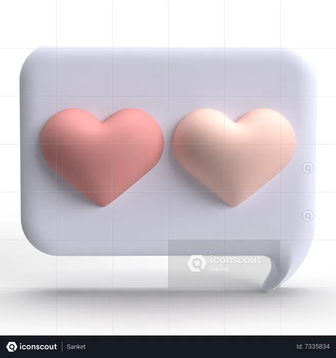 Chat Box  3D Icon