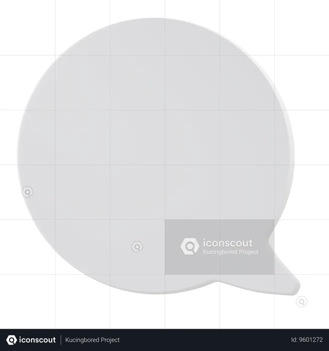 Chat Bubble  3D Icon